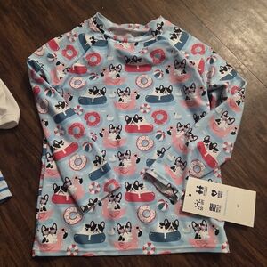 NWT Boys Puppy Swimsuit, Boys Swimwear, Upf Kids Swimsuit Size 4T